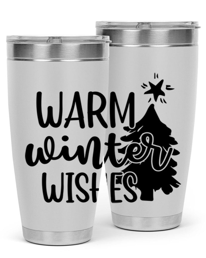 Warm Winter Wishes 451#- winter- Tumbler