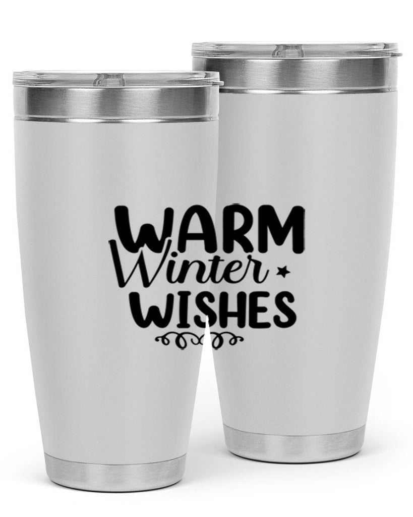 Warm Winter Wishes 453#- winter- Tumbler
