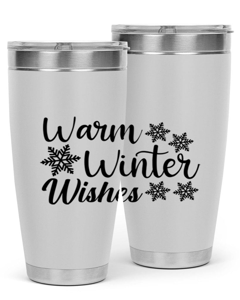 Warm Winter Wishes 466#- winter- Tumbler