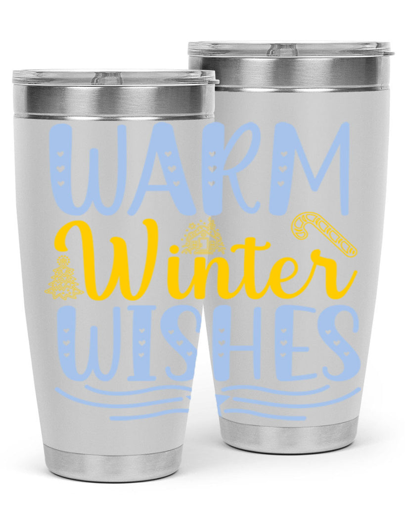 Warm winter wishes 449#- winter- Tumbler