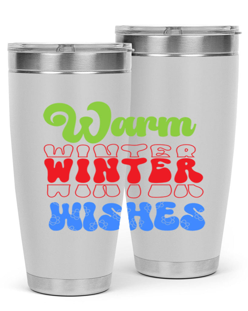 Warm winter wishes 458#- winter- Tumbler