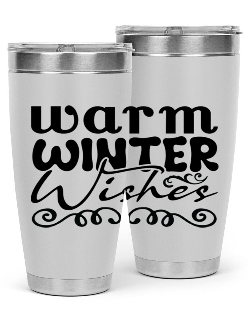 Warm winter wishes 461#- winter- Tumbler