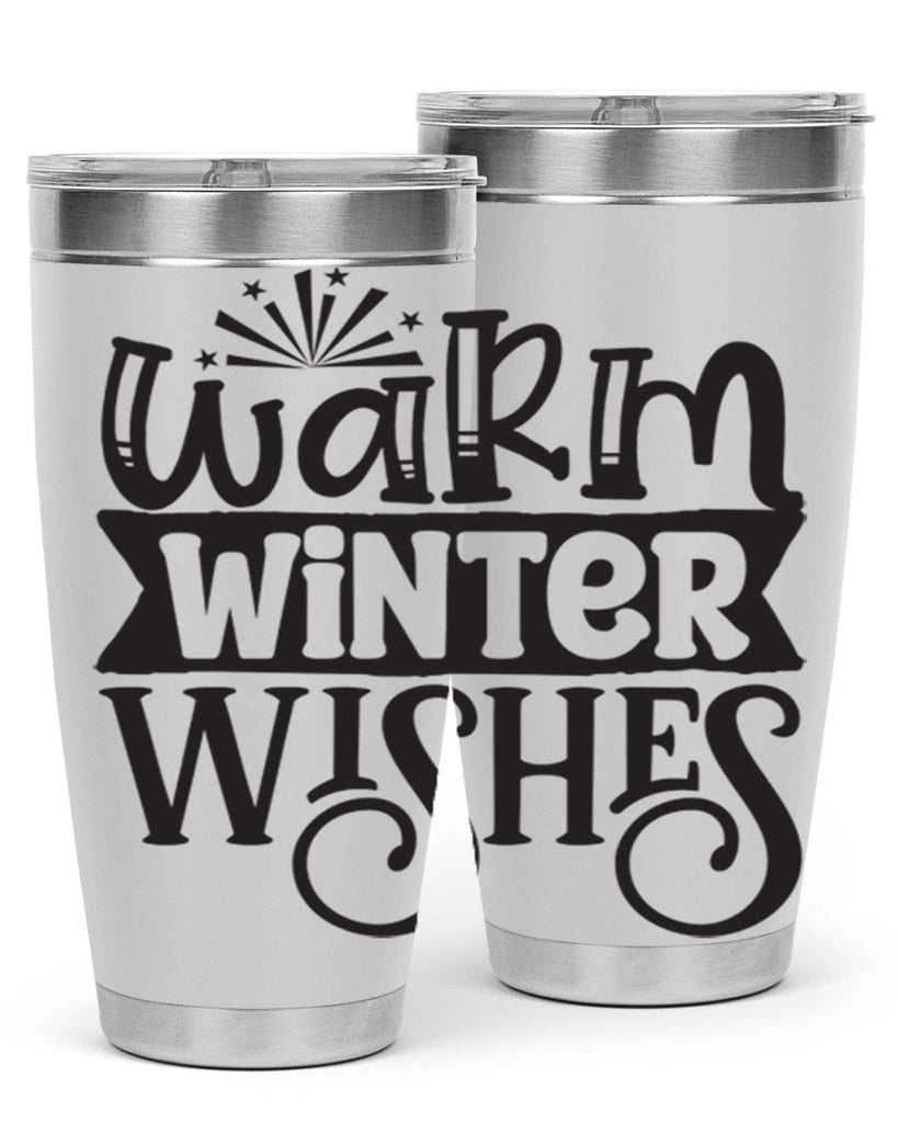 Warm winter wishes 462#- winter- Tumbler