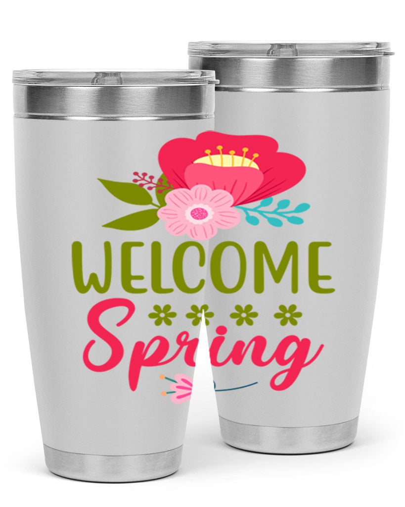 Welcome Spring 582#- spring- Tumbler