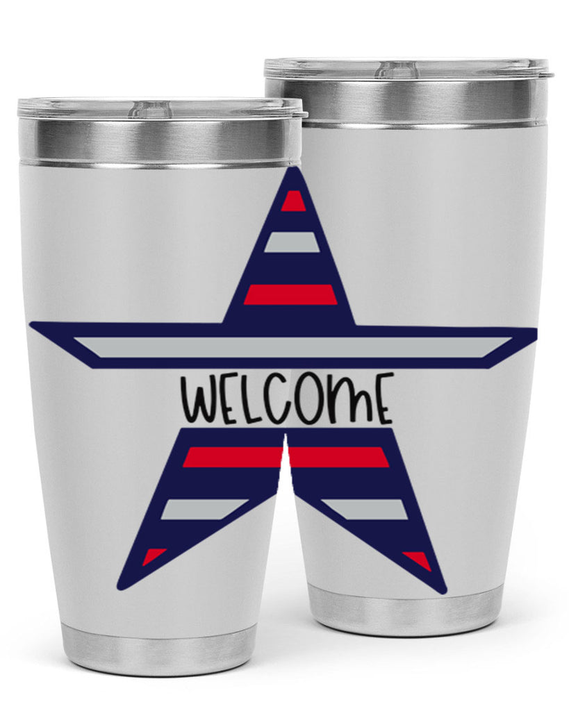 Welcome Style 186#- Fourt Of July- Tumbler