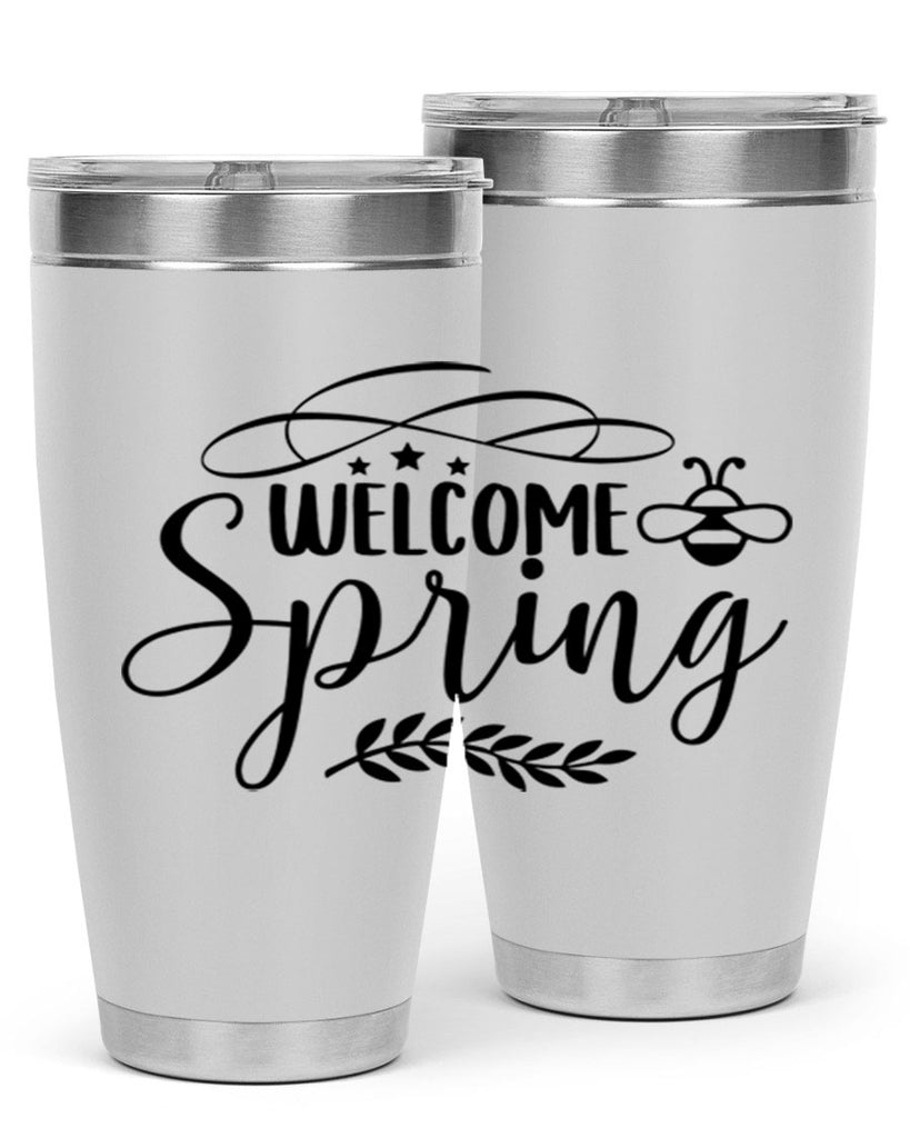 Welcome spring design  594#- spring- Tumbler