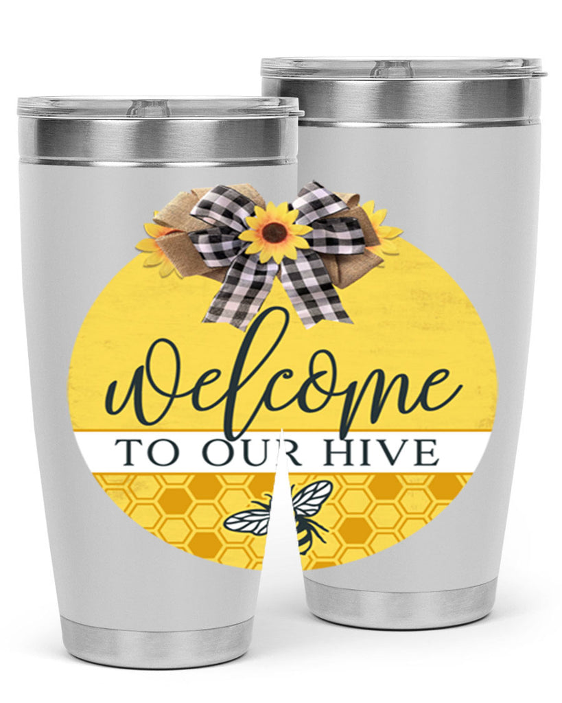 Welcome to our Hive complete yellow Mockup589#- spring- Tumbler