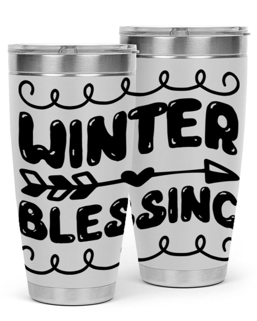 Winter Blessing 545#- winter- Tumbler