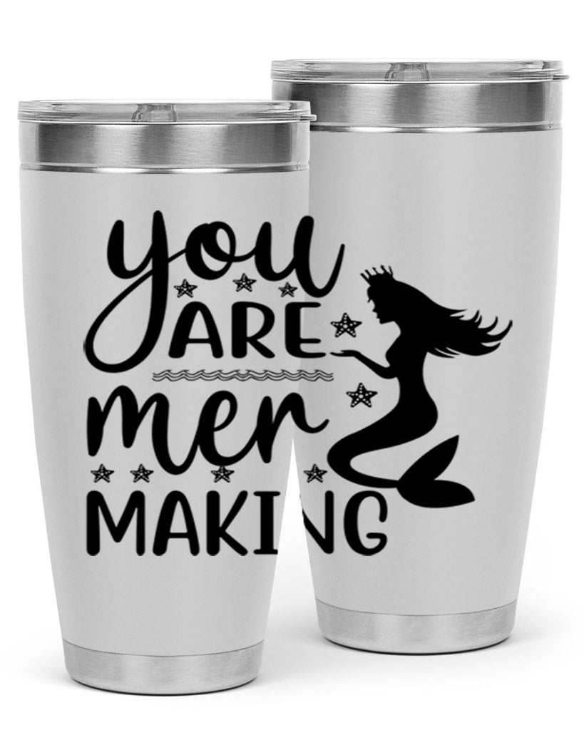 You are mer making 684#- mermaid- Tumbler