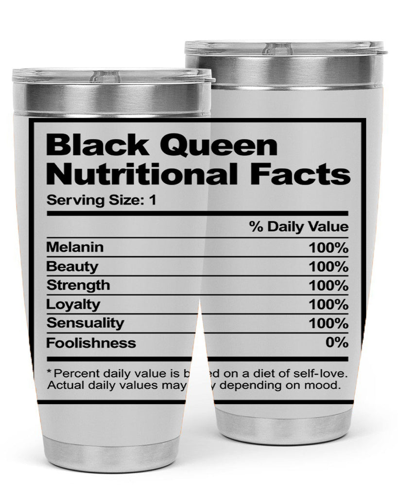 black queen nutritional facts 219#- black words phrases- Cotton Tank