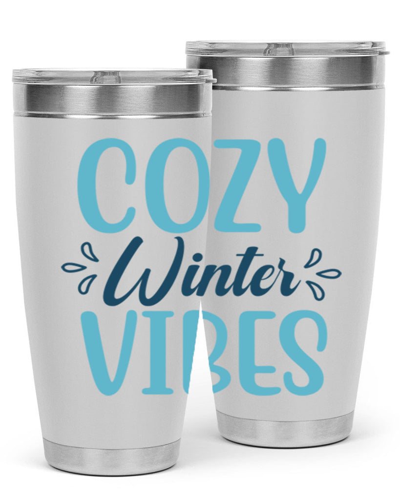 cozy winter vibes 65#- winter- Tumbler