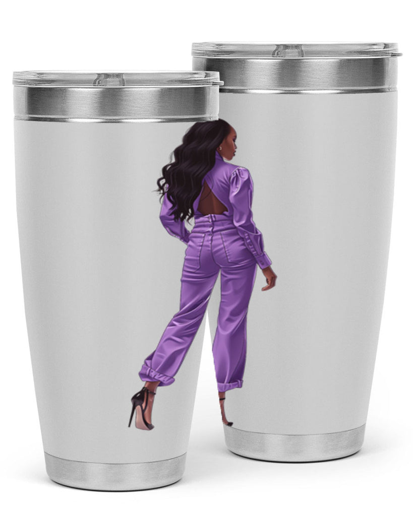 fashion girl in lavender 49#- fashion- Cotton Tank