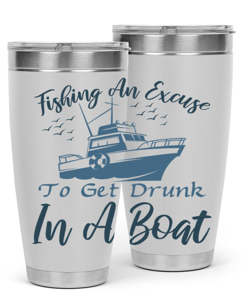 fishing an excuse 152#- fishing- Tumbler