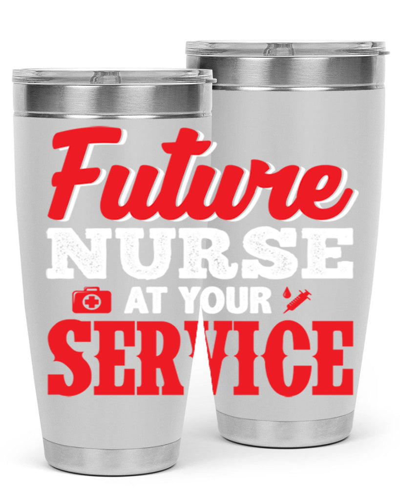 future nurse at your servicepng Style 241#- nurse- tumbler