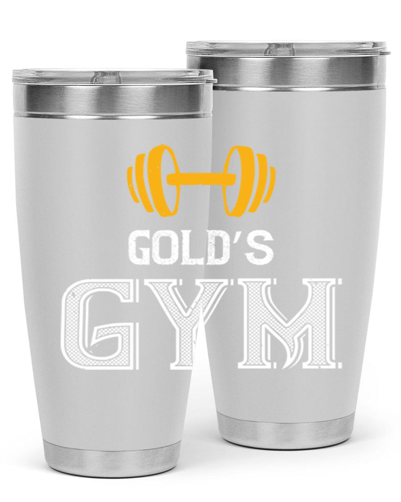 gold gym 101#- gym- Tumbler