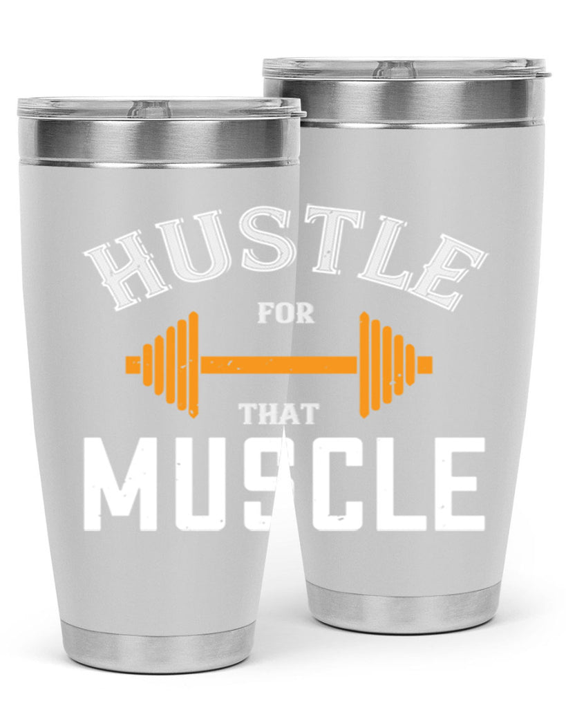 hustel for that muscle 92#- gym- Tumbler
