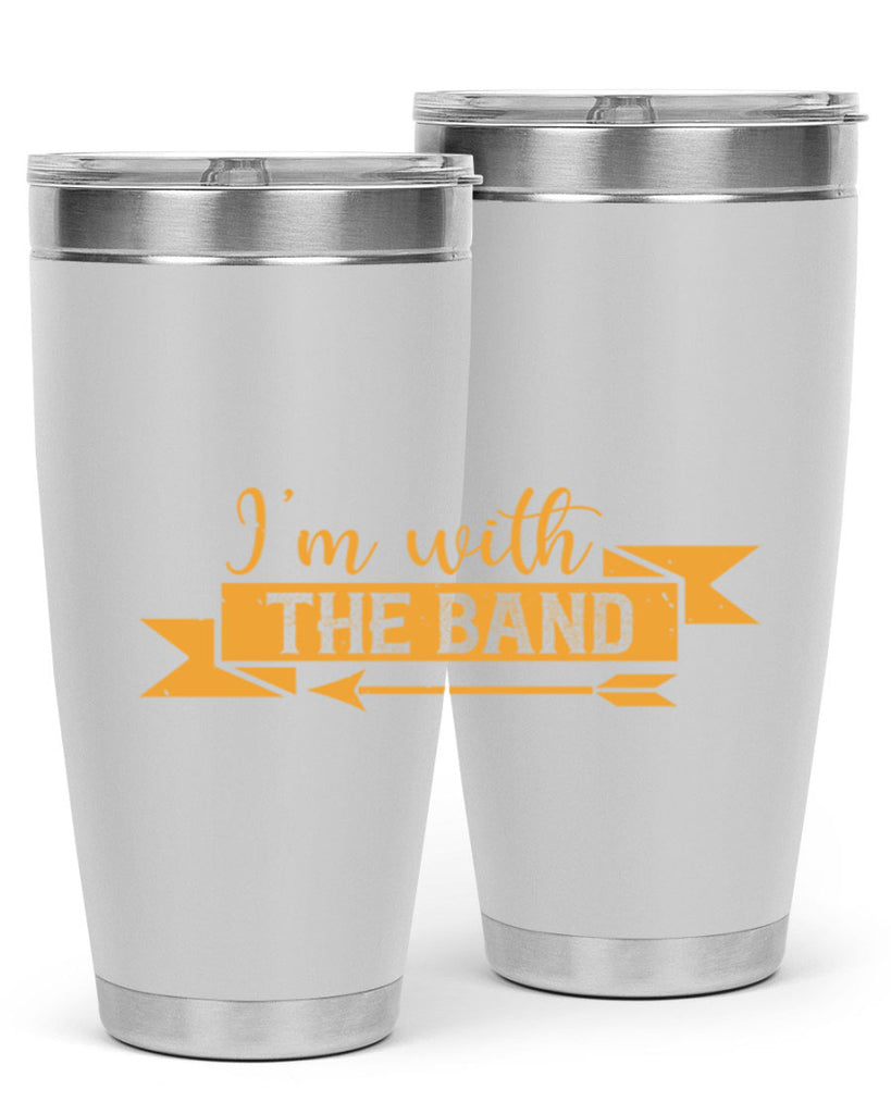 i’m with the band 58#- mardi gras- Tumbler