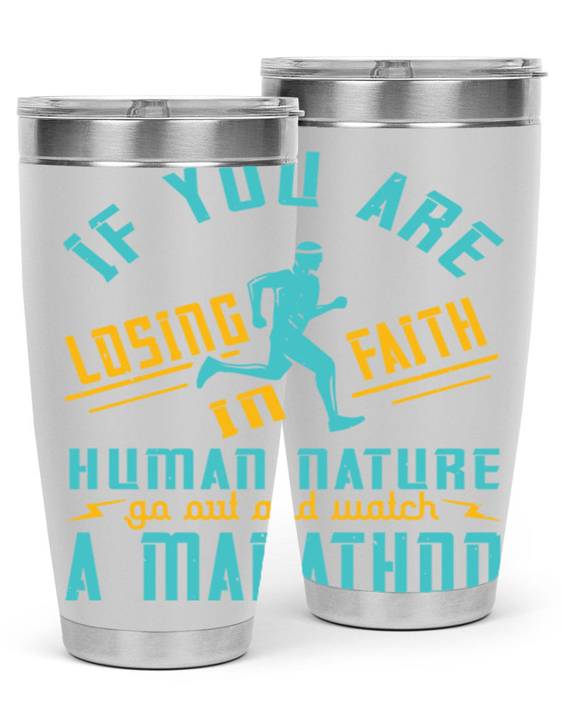 if you are losing faith in human nature go out and watch a marathon 37#- running- Tumbler