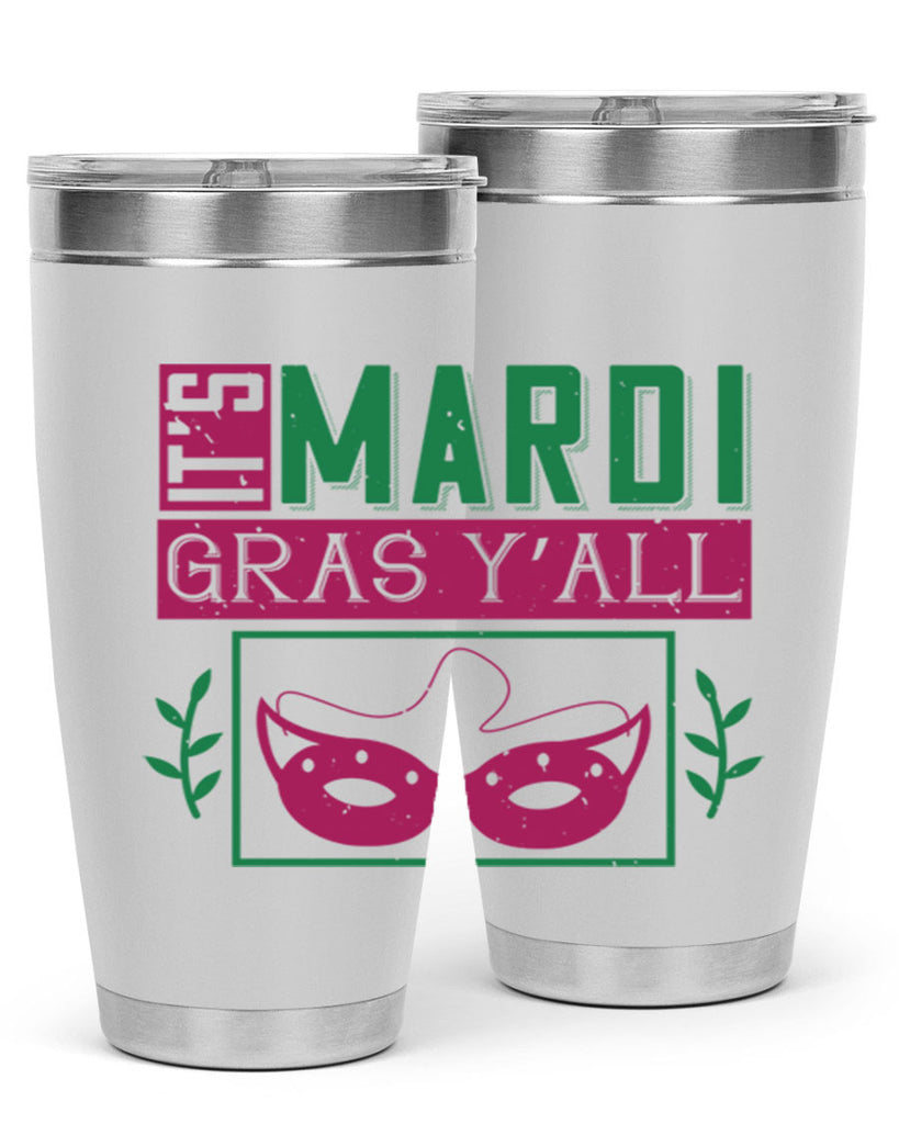 it’s mardi gras y’all 60#- mardi gras- Tumbler