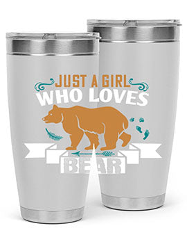 just a girl who loves bear 19#- Bears- Tumbler