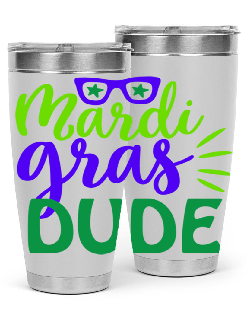 mardi gras dude 10#- mardi gras- Tumbler