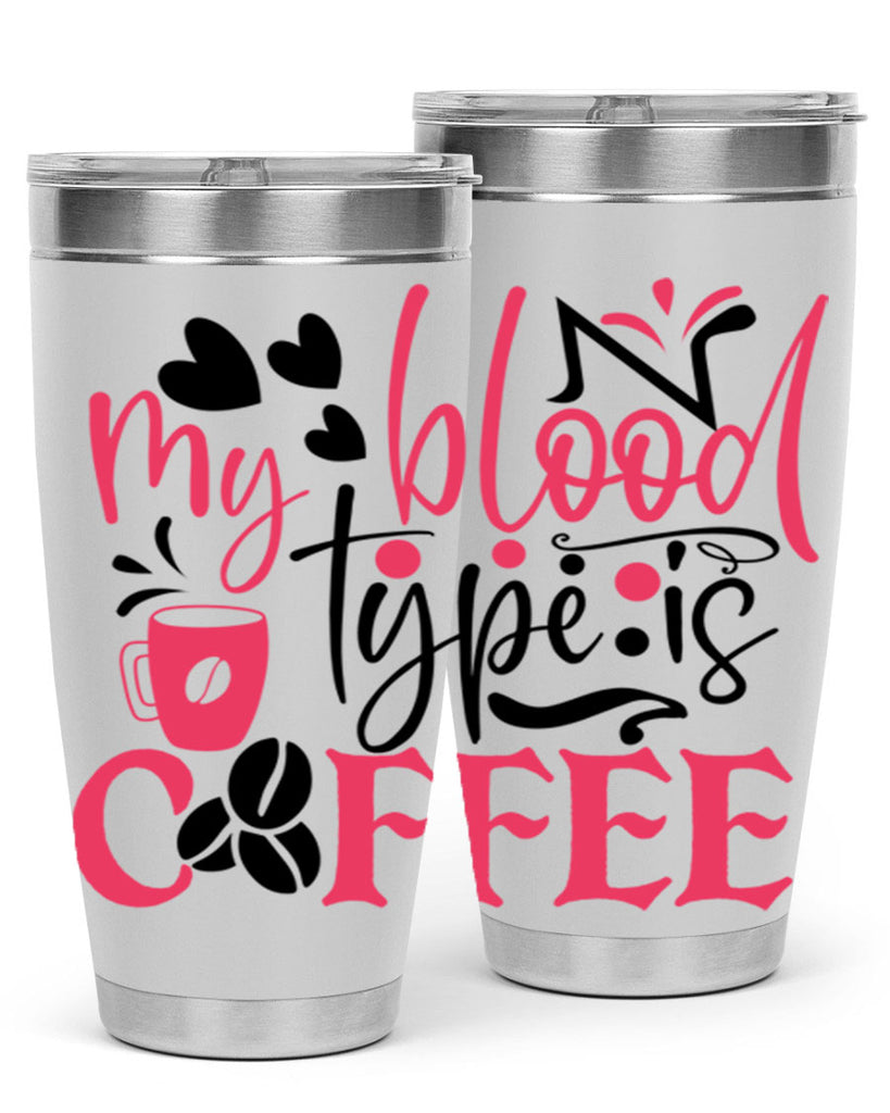 my blood type is coffee Style 375#- nurse- tumbler