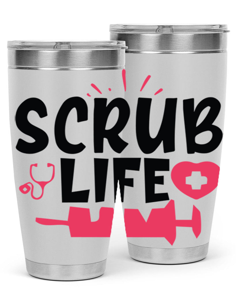 scrub life Style Style 44#- nurse- tumbler