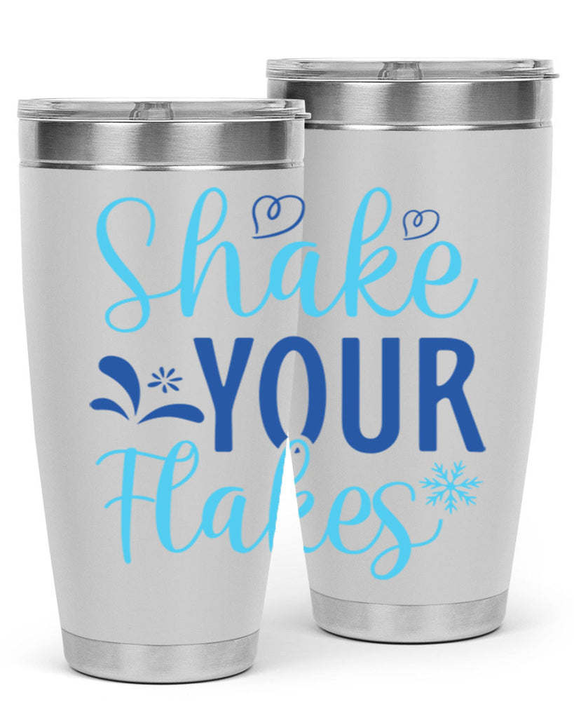 shake your flakes 359#- winter- Tumbler