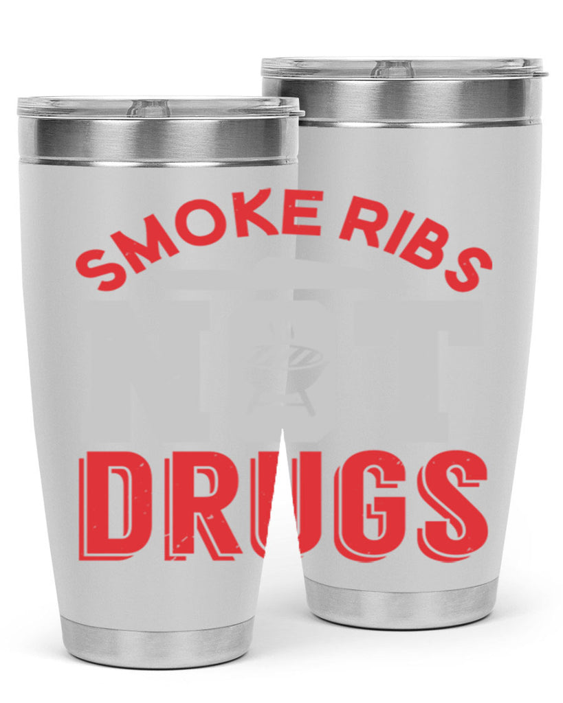 smok ribs not drugs 13#- bbq- Tumbler