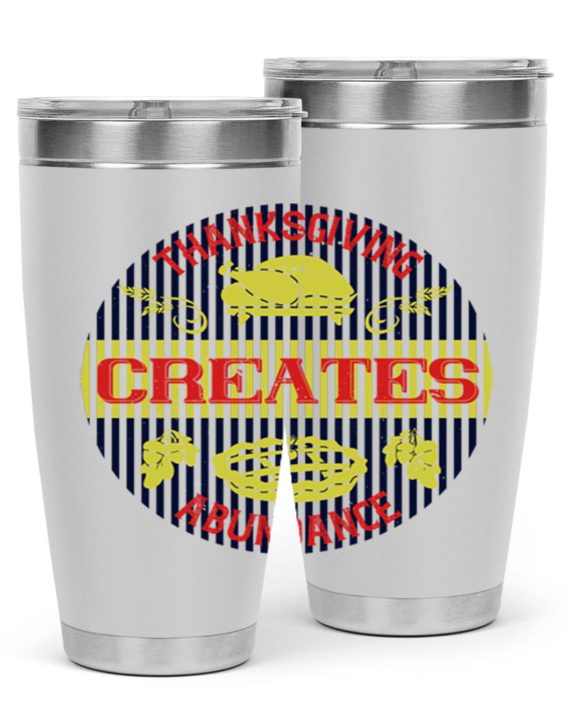 thanksgiving creates abundance 14#- thanksgiving- Tumbler