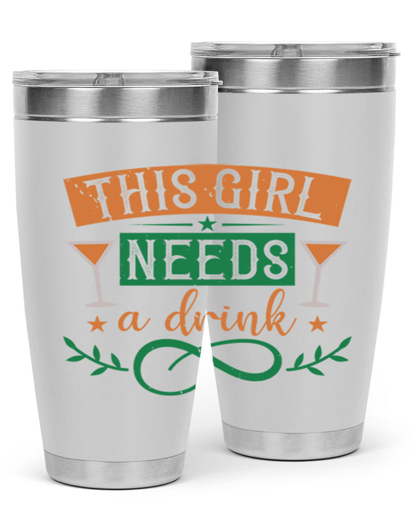 this girl needs a drink 1#- mardi gras- Tumbler