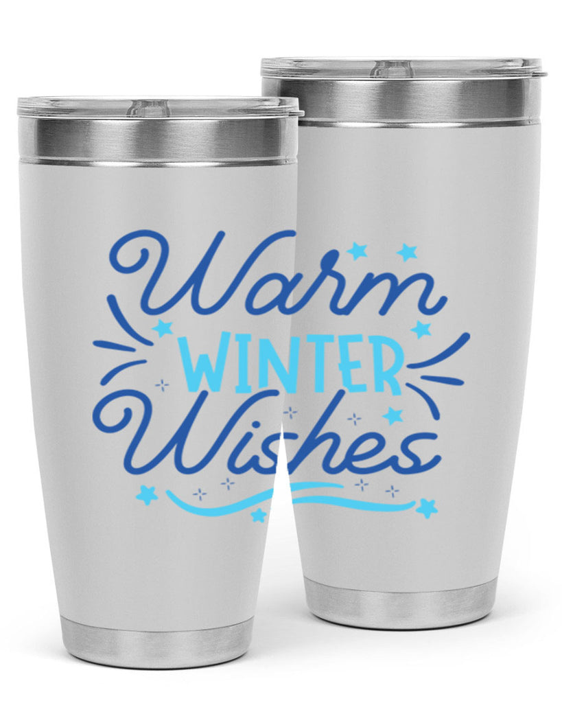 warm winter wishes 457#- winter- Tumbler