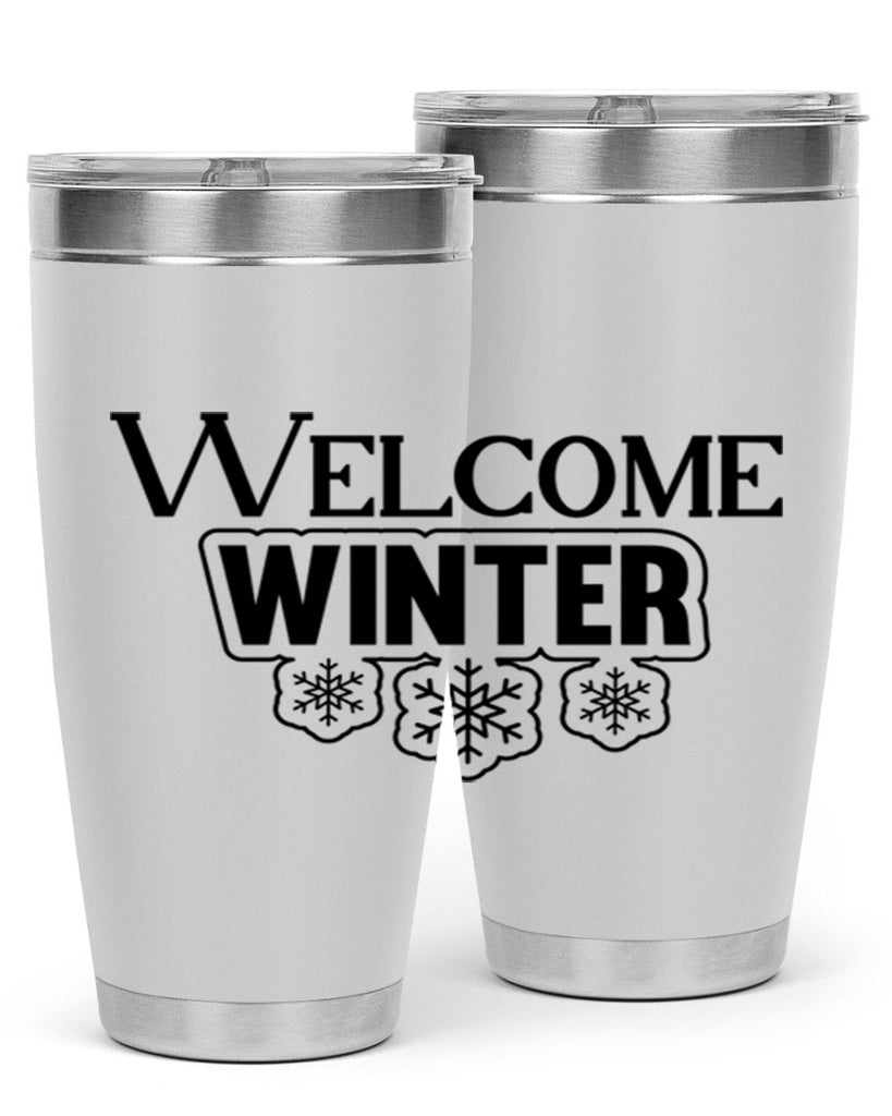 welcome winter 474#- winter- Tumbler