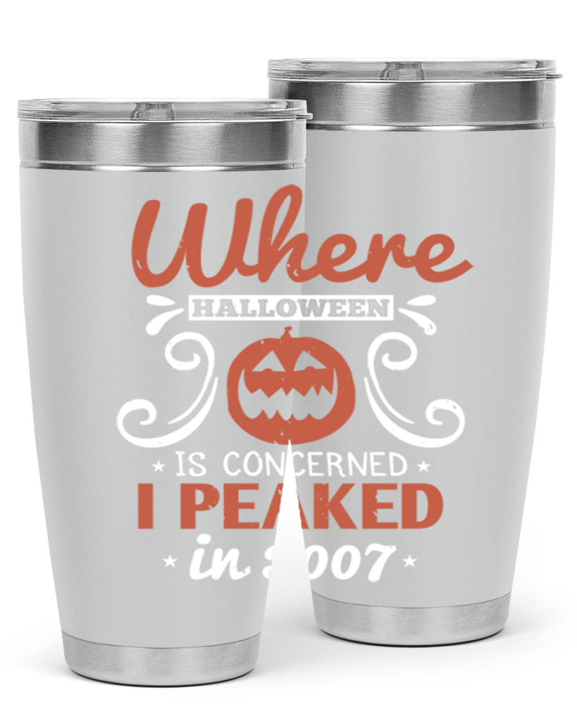 where halloween is 122#- halloween- Tumbler