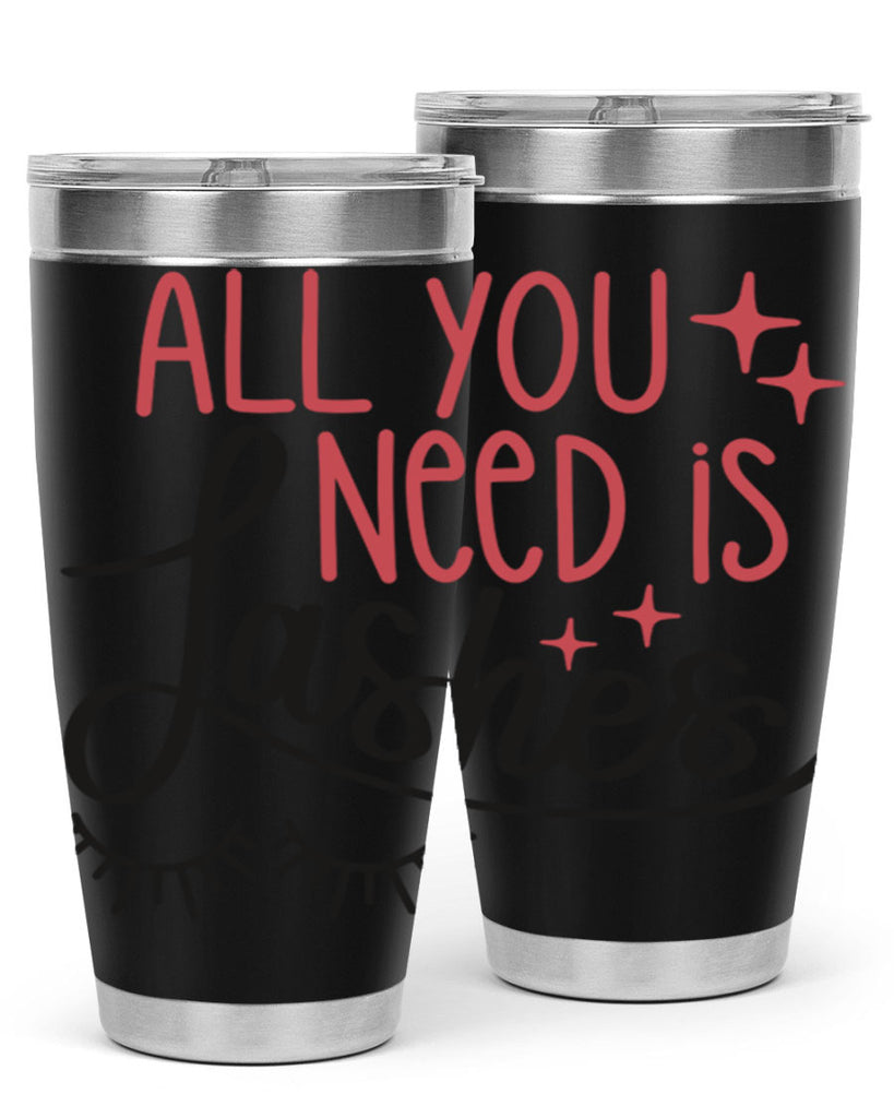 All You Need Is Lashes Style 146#- make up- Tumbler