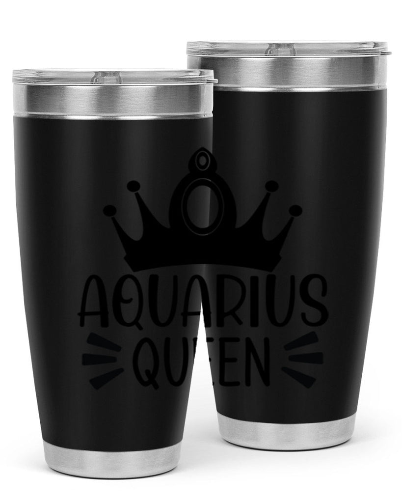 Aquarius queen 73#- zodiac- Tumbler