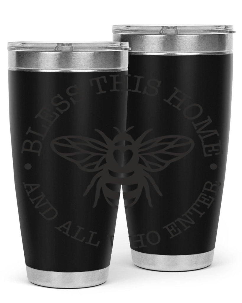 Bless this Home Bee59#- spring- Tumbler