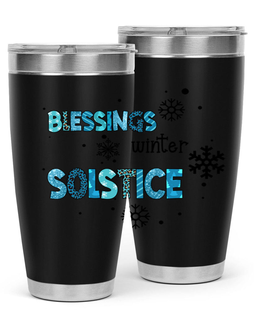 Blessings winter solstice 25#- winter- Tumbler