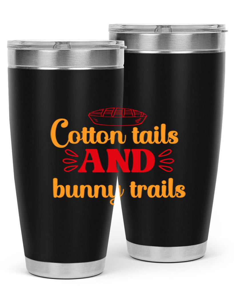 Cotton tails and bunny trails 112#- spring- Tumbler