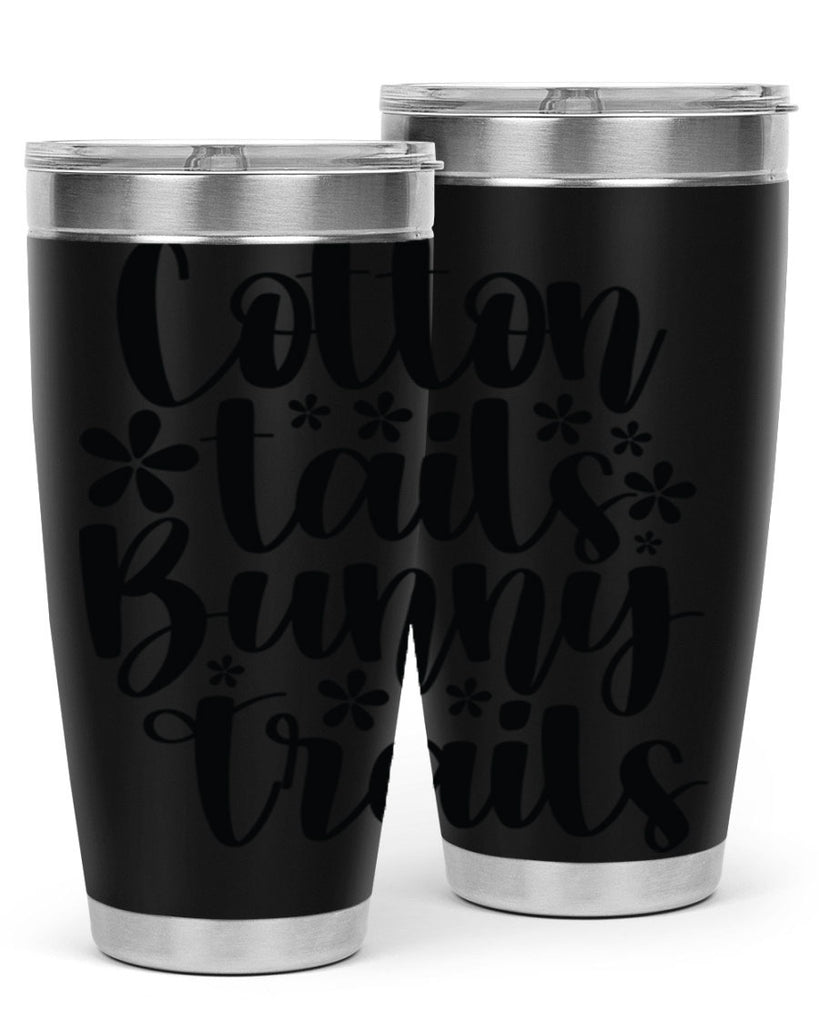 Cotton tails bunny trails  113#- spring- Tumbler