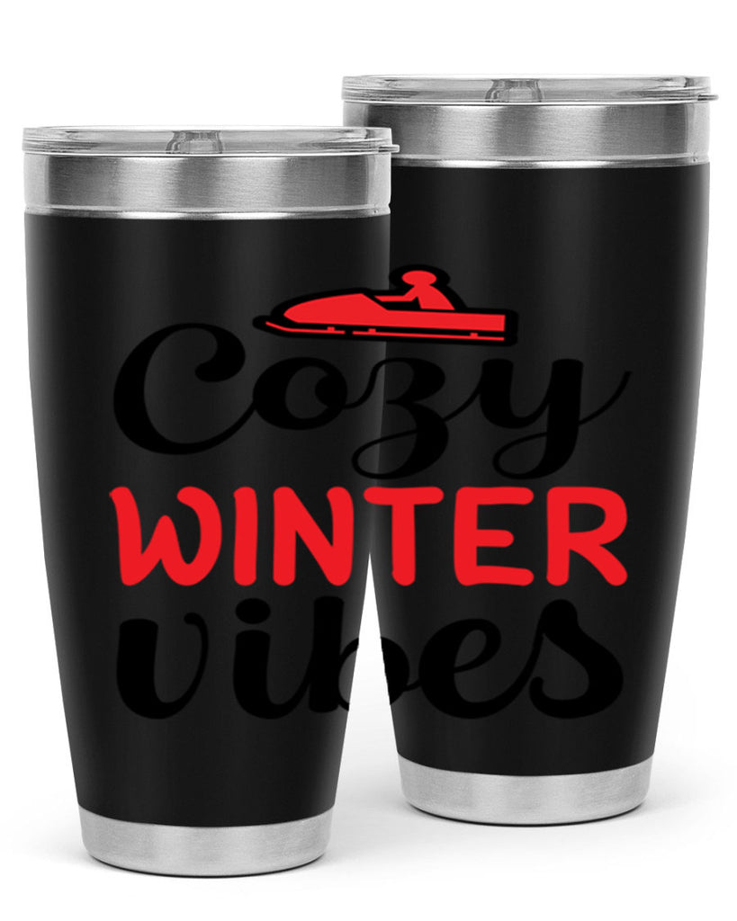 Cozy winter vibes 68#- winter- Tumbler