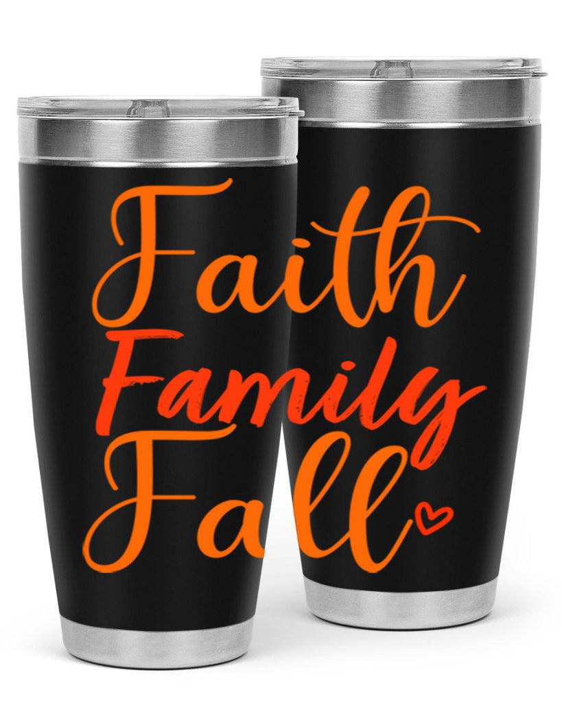 Faith Family Fall Design 81#- fall- Tumbler