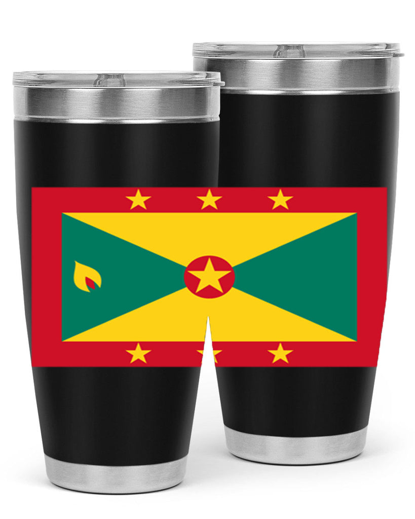 Grenada 130#- world flags- Tumbler