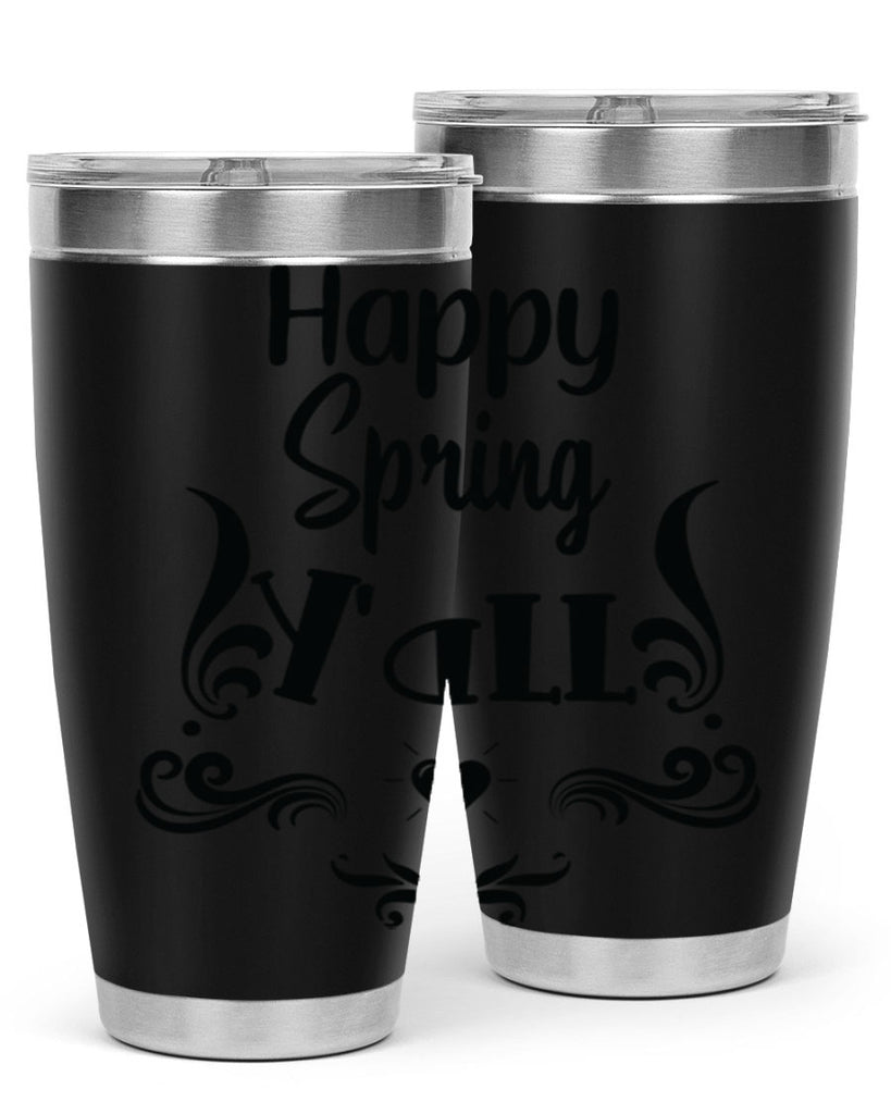 Happy Spring Yall 171#- spring- Tumbler