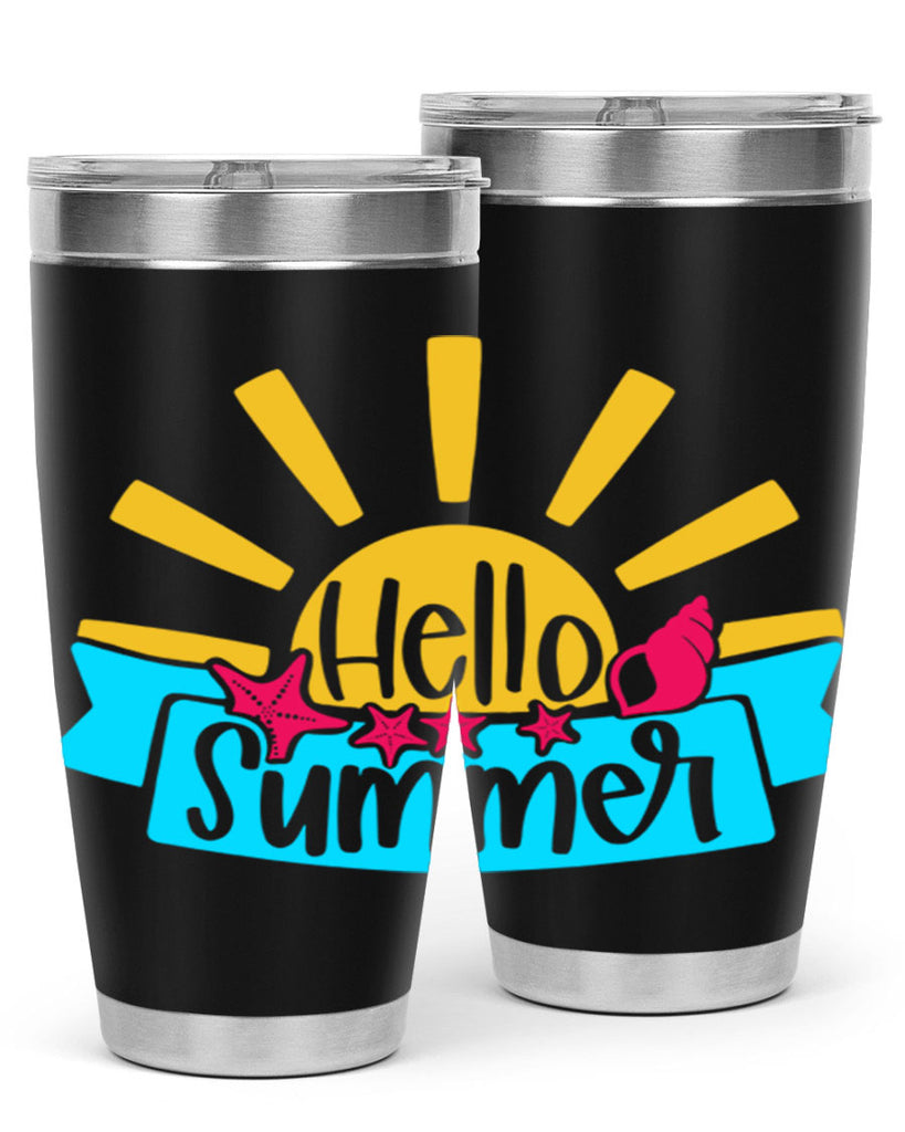 Hello Summer Style 38#- summer- Tumbler