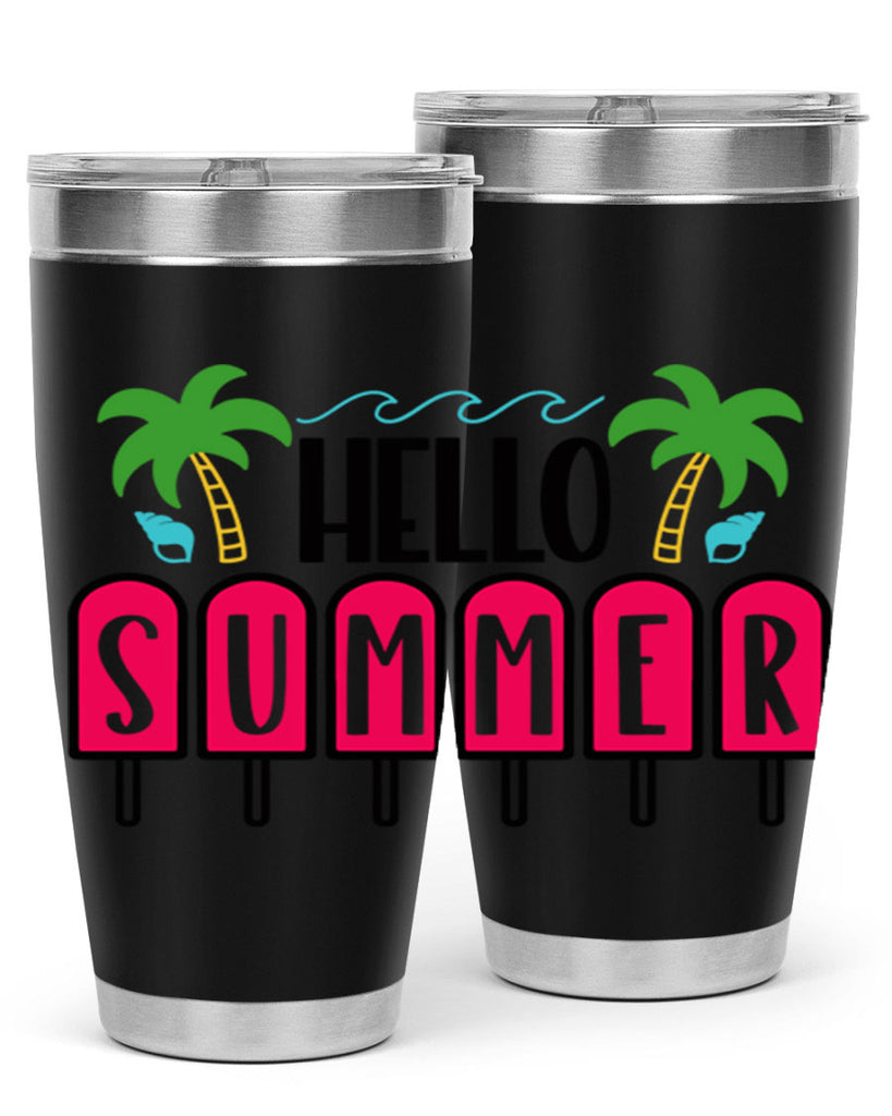 Hello Summer Style 39#- summer- Tumbler
