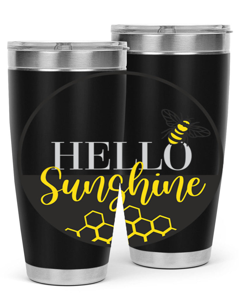Hello Sunshine and bee216#- spring- Tumbler