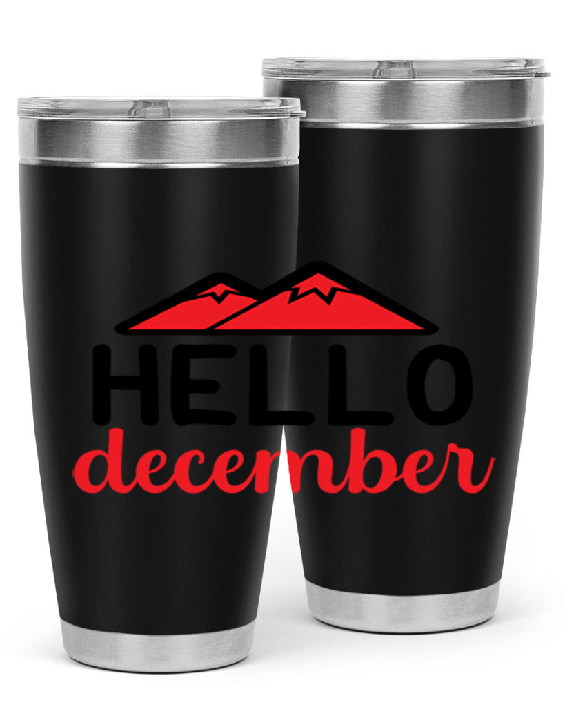 Hello december 160#- winter- Tumbler