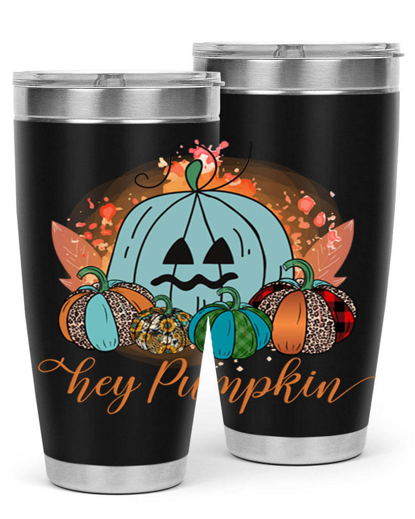 Hey Pumpkin 302#- fall- Tumbler