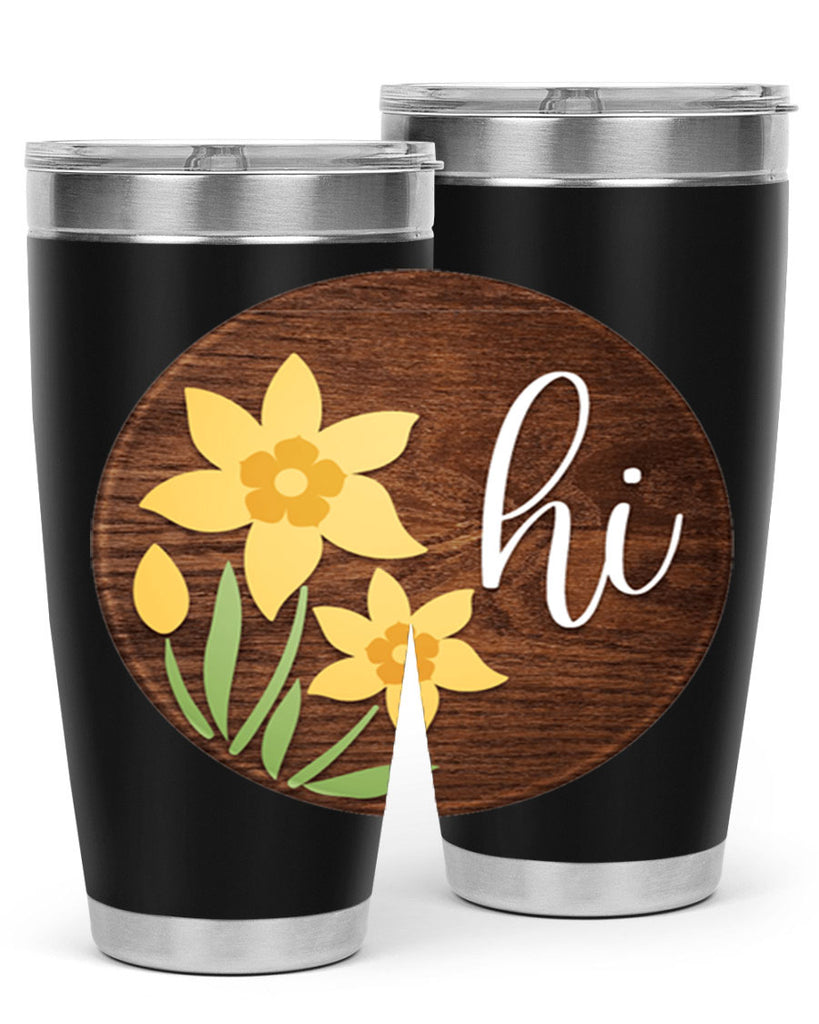 Hi daffodil flower Mockup235#- spring- Tumbler